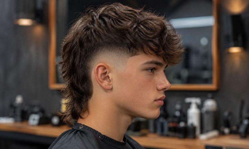Boys Mullet Fade