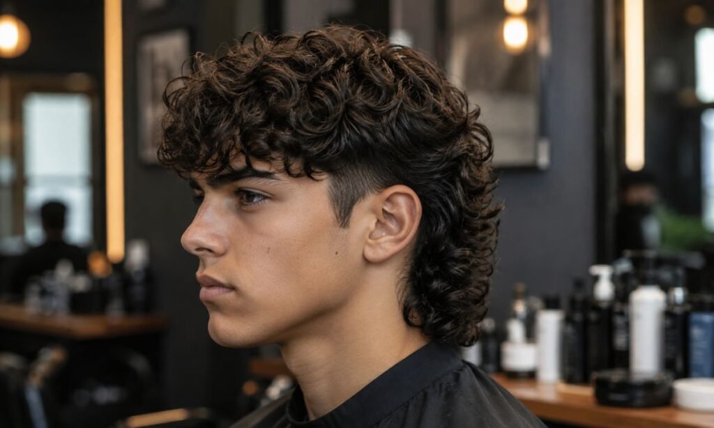 Curly Boys Modern Mullet