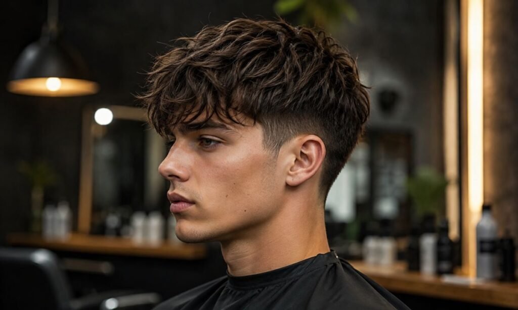 Layered Fringe with Low Taper