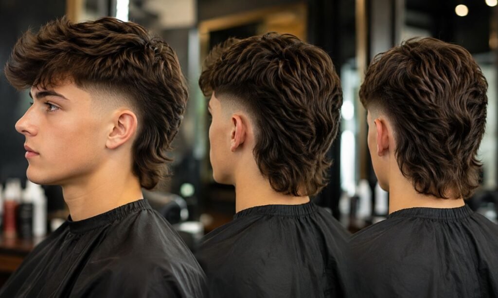 Low Fade Modern Mullet
