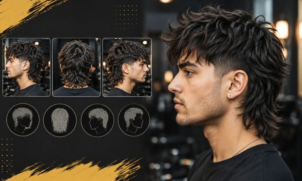 Short Wolf Cut Men Hairstyle Basics