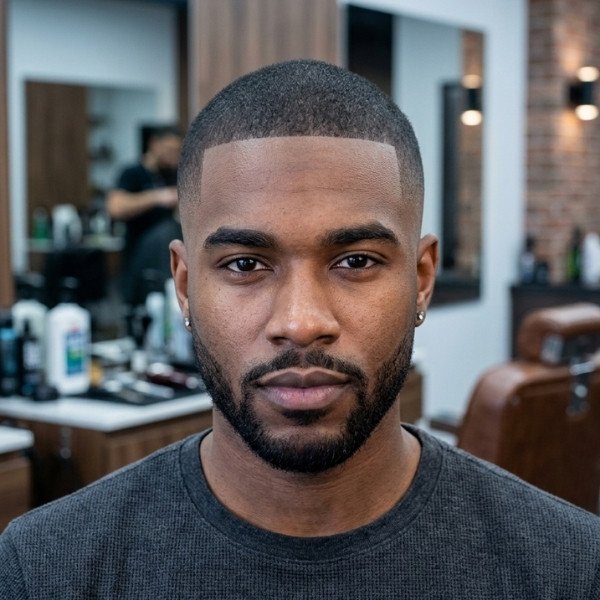 4 Guard Buzz Cut Fade for a Clean and Modern Finish