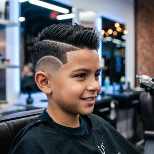  Burst Fade with Hard Part