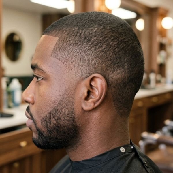 Classic Burst Fade Buzz Cut