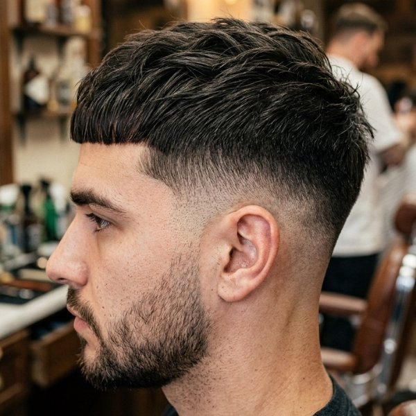 Classic Burst Fade French Crop