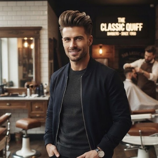 Classic Quiff Haircut
