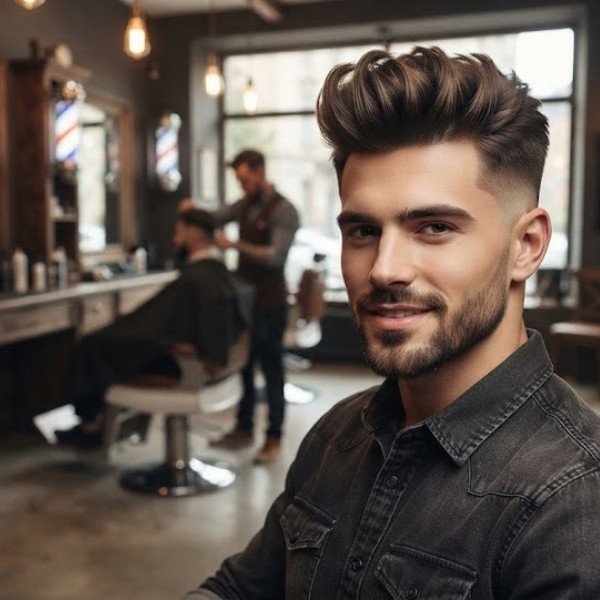Drop Fade Quiff