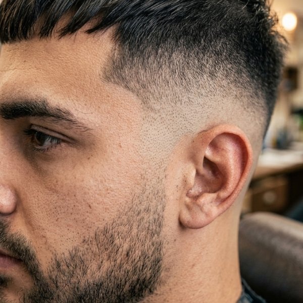 High Burst Fade French Crop