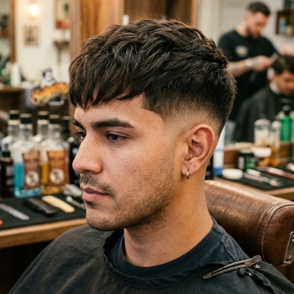 High Burst Fade Fringe