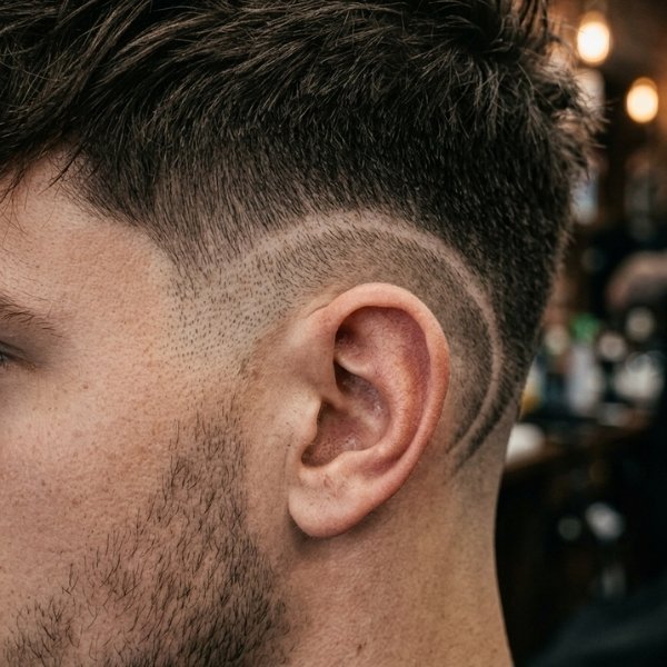Messy Burst Fade French Crop