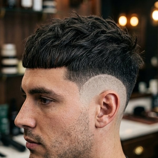 Mid Burst Fade French Crop