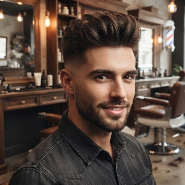 Mid Fade Quiff