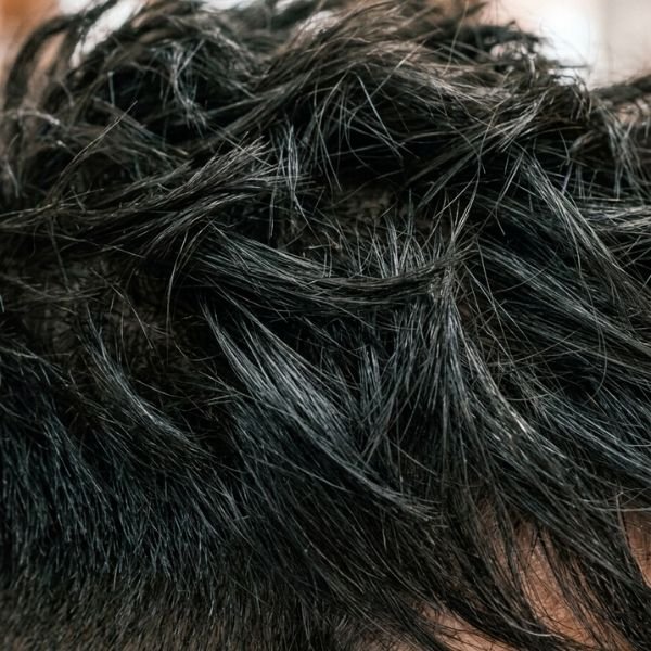 Textured Burst Fade French Crop