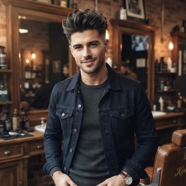 Textured Quiff Haircut
