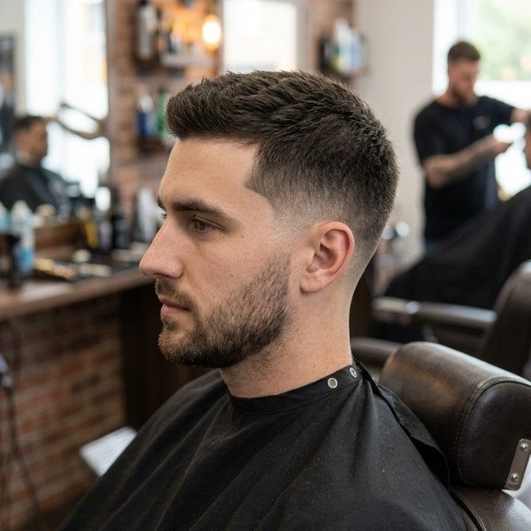 10 Guard Buzz Cut Low Taper For a Clean and Natural Finish