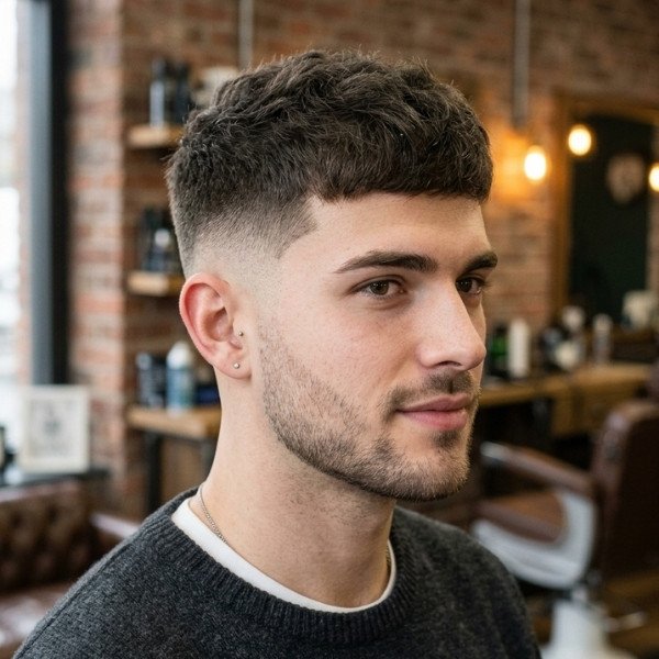 10 Guard Buzz Cut with Taper for a Sharp and Modern Look