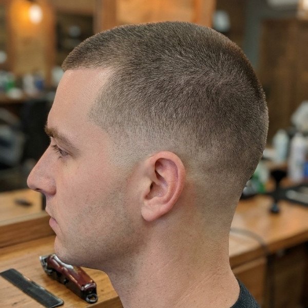 6 Guard Buzz Cut Low Fade for a Sharp and Fresh Look