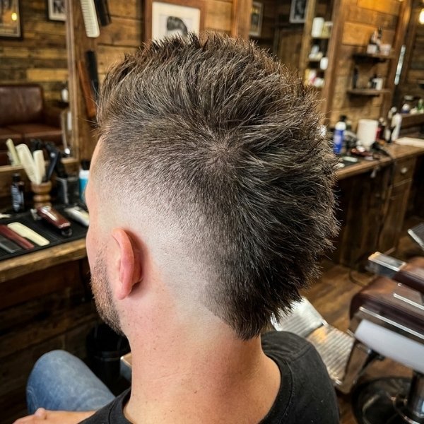 Burst Fade Mohawk