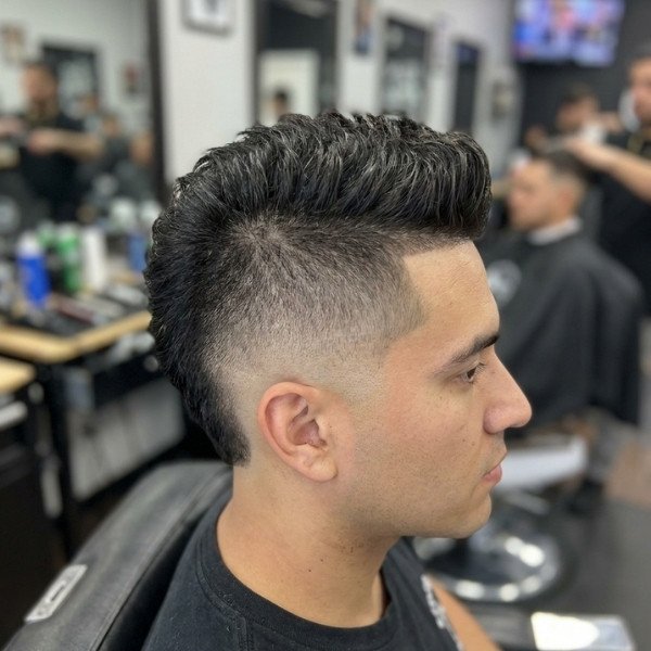 Burst Fade Mohawk