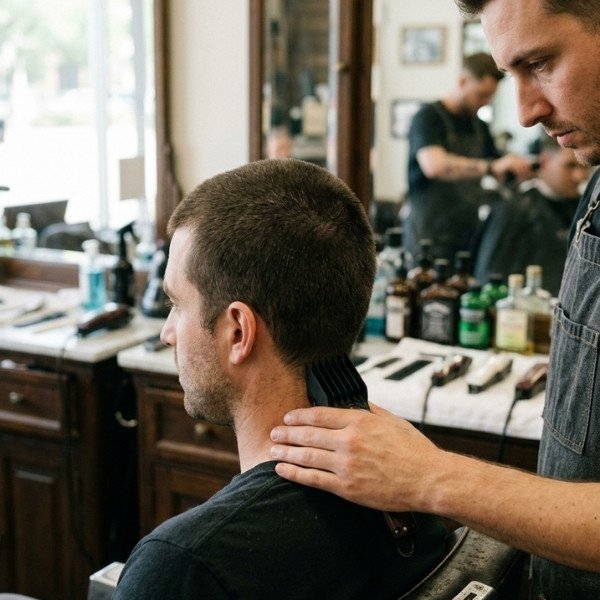 Buzz cut 10 guard for a Fuller Appearance