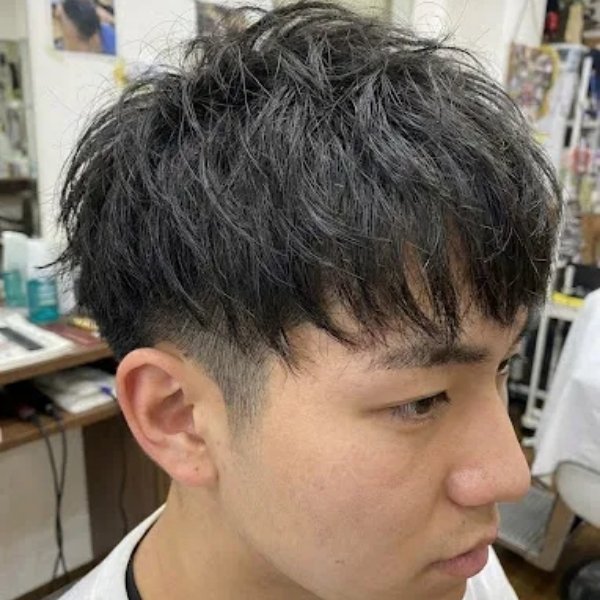 Messy Burst Fade Edgar