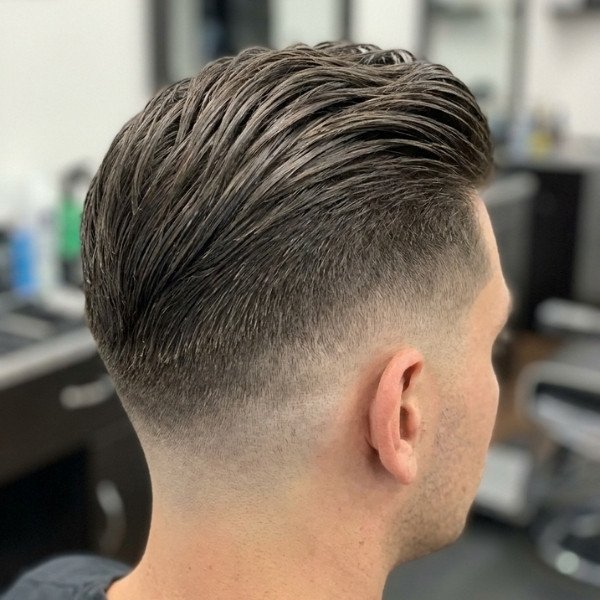 Mid Burst Fade Undercut