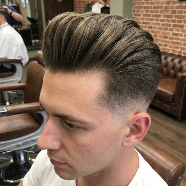  Pompadour Burst Fade Undercut