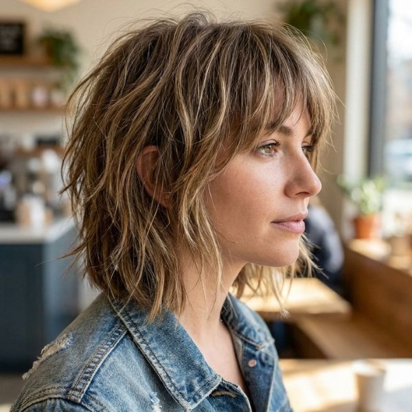 Short Shaggy Haircut