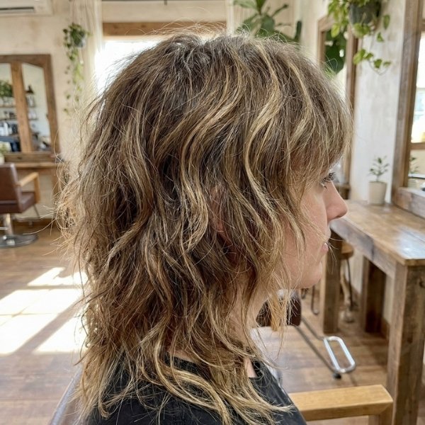Textured Shaggy Haircut