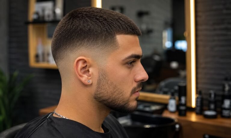 Low Taper Fade Buzz Cut