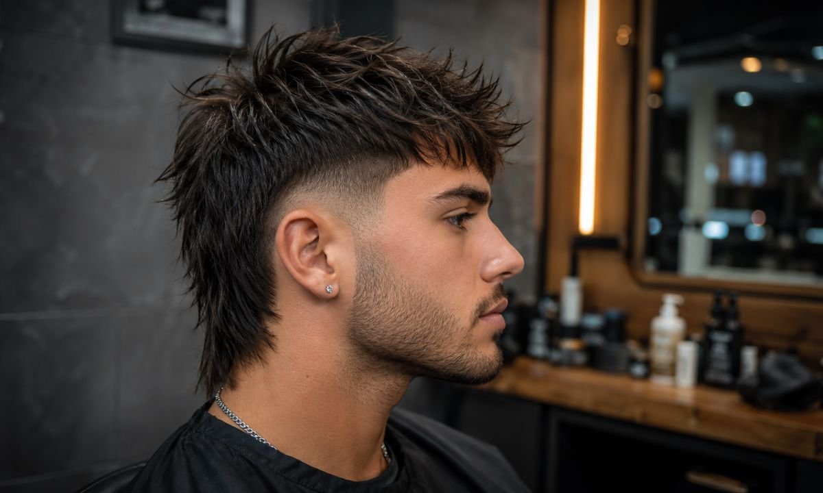 Short Wolf Cut Men
