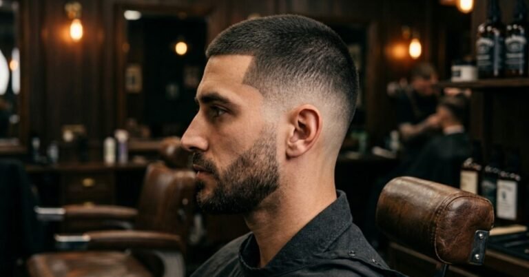 buzz cut burst fade