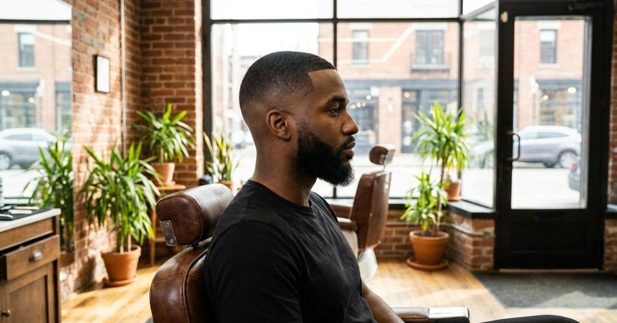 fade haircut for black men