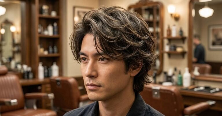 layered haircut men