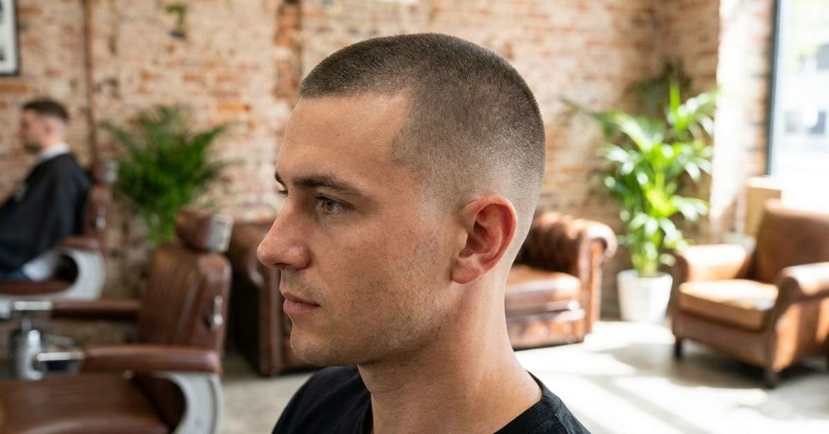 number 5 buzz cut